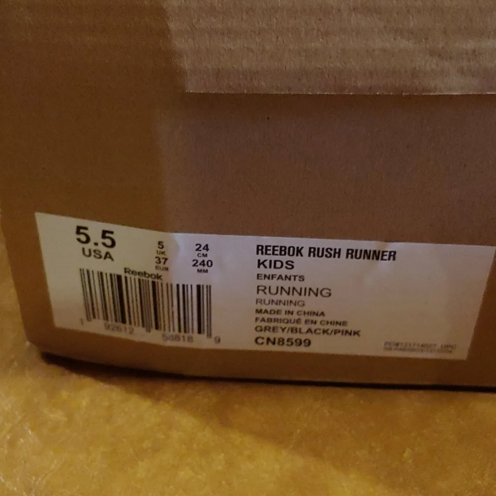 NIB Reebok Rush Runners shoes
